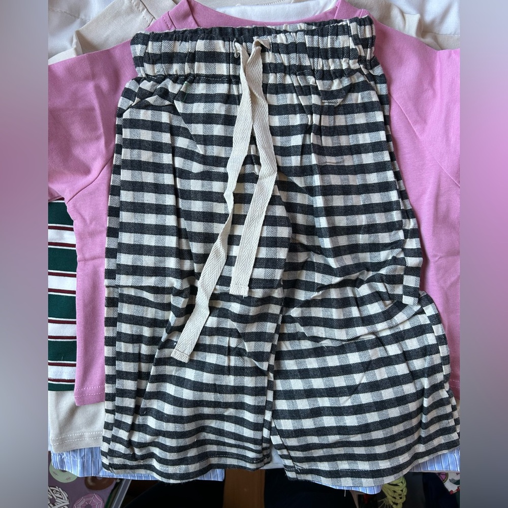 Fostered Collection Gingham Kids Pants, size 1
